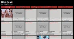 Desktop Screenshot of camsexii.com
